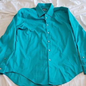 Mens Van Husen Dress Shirt Slim Fit